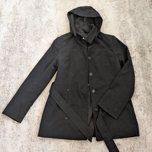 Calvin Klein Women's Black Trench Coat (S)